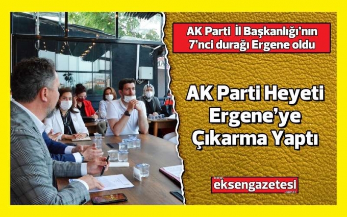 AK Parti Tekirdağ İl Yönetimi’nden Ergene’ye Çıkarma